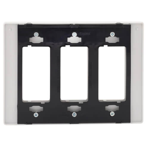 Main product image of Radiant 3-Gang Screwless Wall Plate (White)