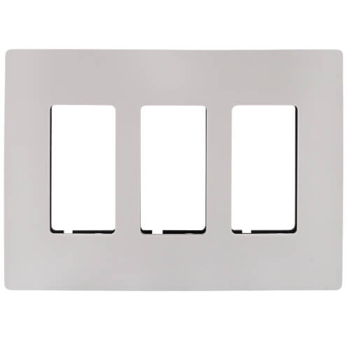 Main product image of Radiant 3-Gang Screwless Wall Plate (White)