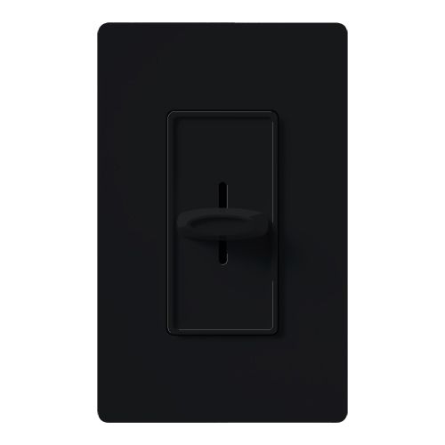 Main product image of Skylark Slide-To-Off Dimmer, 1000W, Incandescent/Halogen Only, Single-Pole, 120V, Black