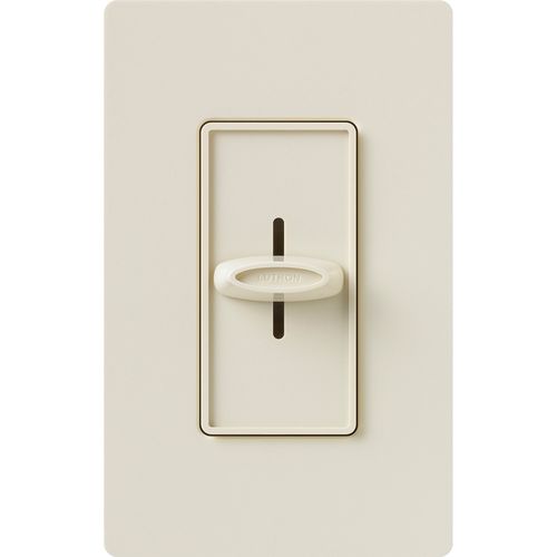 Main product image of Skylark Slide-To-Off Dimmer, 1000W, Incandescent/Halogen Only, Single-Pole, 120V, Light Almond