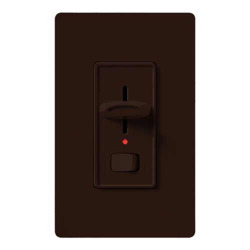 Main product image of Skylark Preset Dimmer w/ On/Off Switch, 1000W, Incand./Halogen Only, Single-Pole, 120V, Brown