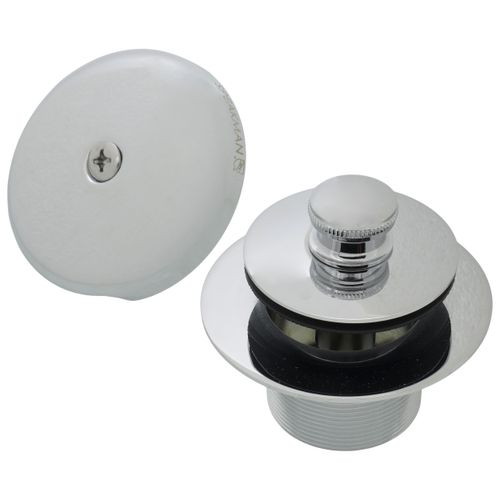 Main product image of 1-5/8" Lift and Turn Bath Drain, Mounting Plate & Screw (Polished Chrome)