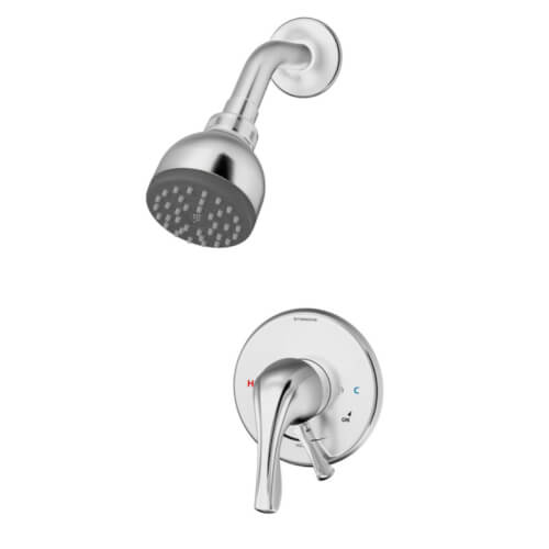 Origins Shower System w/ Secondary Integral Volume Control, Metal Lever Handle