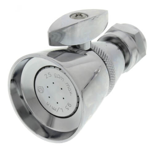 Main product image of 1-3/4" Chrome Adjustable Shower Head, 2.5 GPM, S01008