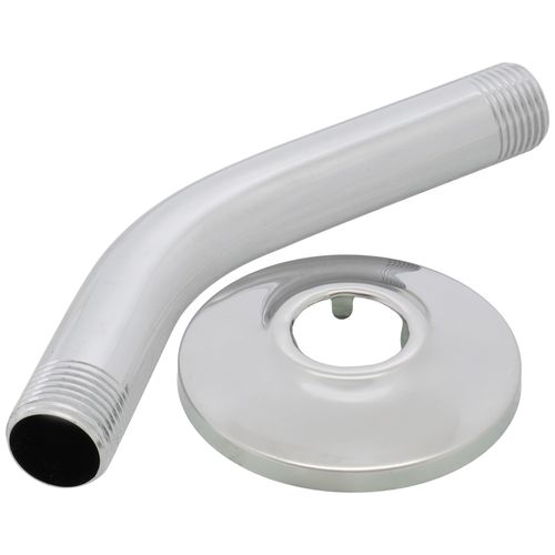 Main product image of 6" Chrome Plated Shower Arm & Stainless Steel Flange