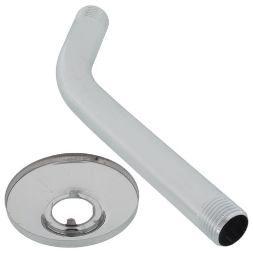 Main product image of 8" Chrome Plated Shower Arm & Stainless Steel Flange