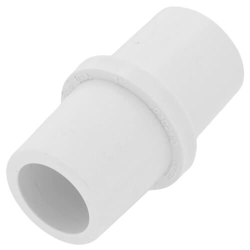 Main product image of 1" PVC Sch. 40 Inside Connector (Pipe I.D. Spigot x Pipe I.D. Spigot)