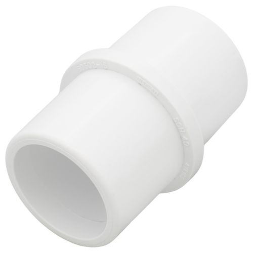 Main product image of 1-1/2" PVC Sch. 40 Inside Connector (Pipe I.D. Spigot x Pipe I.D. Spigot)
