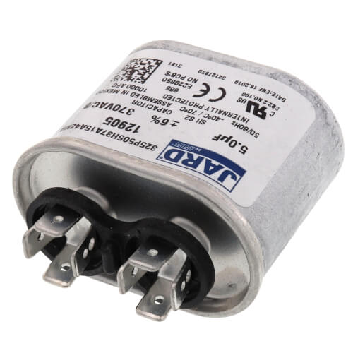 Main product image of 5 MFD Oval Run Capacitor (370V), S1-02420043700