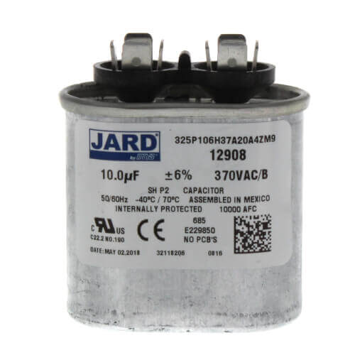 Main product image of 10 MFD Oval Run Capacitor (370V), S1-02420046700