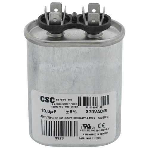 Main product image of 10 MFD Oval Run Capacitor (370V), S1-02420046700