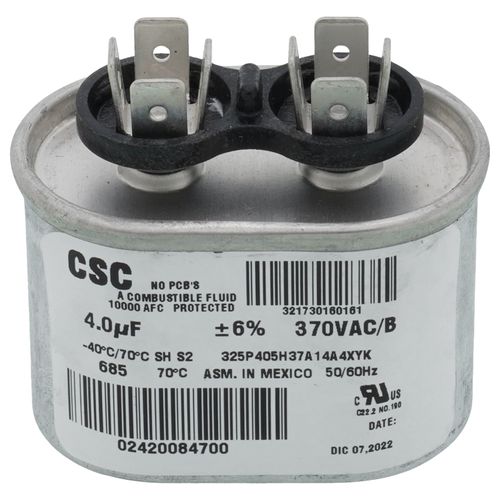 Main product image of 4MFD 370v Oval Run Capacitor , S1-02420084700