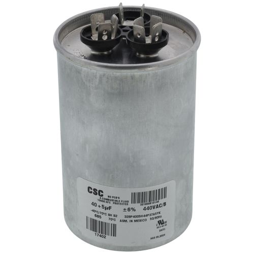 Main product image of 40/5mfd 440v Round Run Capacitor, S1-02425894700