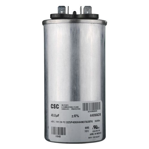 Main product image of 440v 40 Mfd Run Single Capacitor Round, S1-02425905000