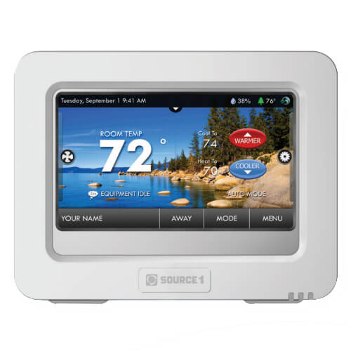 High Resolution Digital Thermostat with Humidity Control, S1-THPU433-S