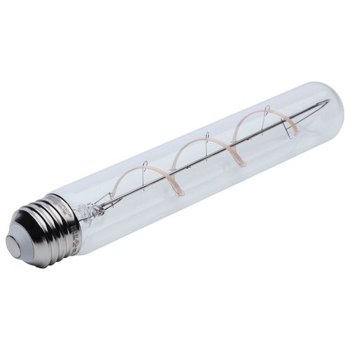 Main product image of 6W LED, Reminiscent, Flex Gray Coil Filament, T9, Medium Base, 2700K CCT, Clear, 120V, 2-Pack (12 Pack)