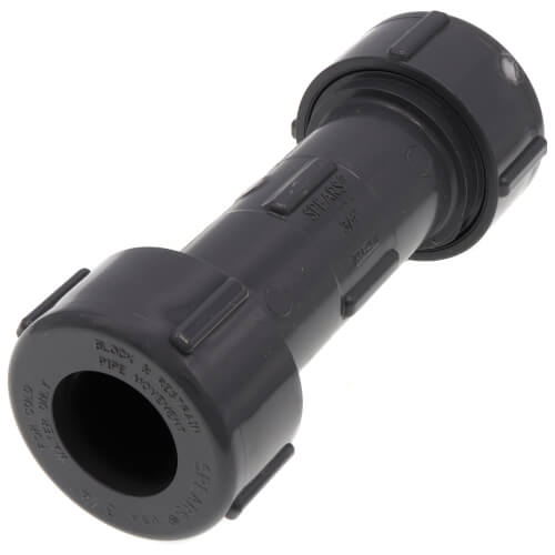 3/4" PVC Sch. 40 Compression Coupling (PVC Gray - EPDM Gasket)