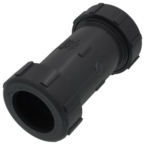 Main product image of 2" PVC Sch. 40 Compression Coupling (PVC Gray - EPDM Gasket)
