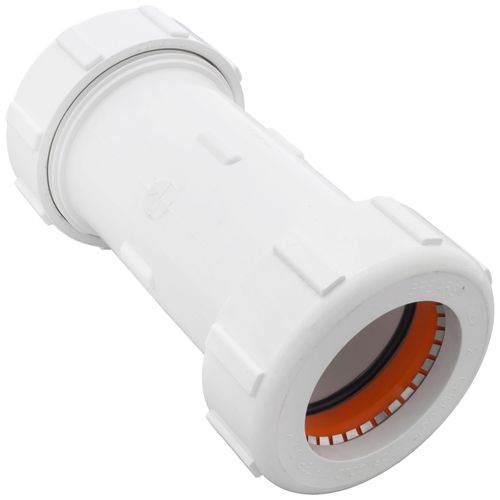 Main product image of 2" PVC GripLoc Compression Coupling w/ EPDM (White)