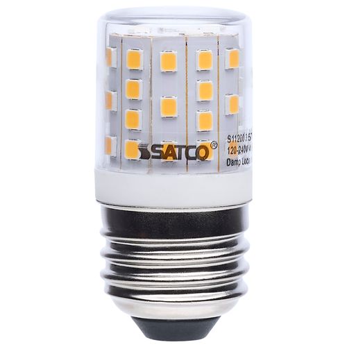 Main product image of 3.5W T14 LED, 3000K CCT, Medium Base, Clear Finish, Appliance Lamp, 120-240V (12 Pack)