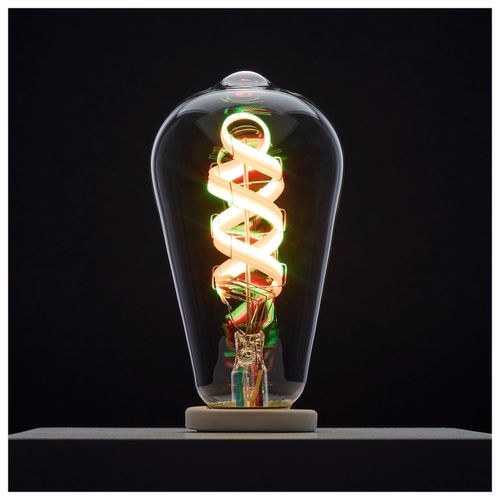 Main product image of 6W, ST19 LED, 2700K-5000K RGB/Tunable White, Starfish IOT, Clear, Medium Base, 120V (24 Pack)