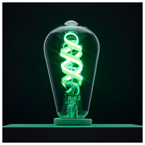 Main product image of 6W, ST19 LED, 2700K-5000K RGB/Tunable White, Starfish IOT, Clear, Medium Base, 120V (24 Pack)