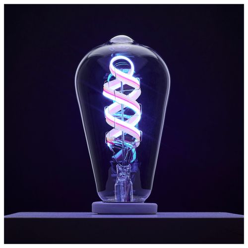 Main product image of 6W, ST19 LED, 2700K-5000K RGB/Tunable White, Starfish IOT, Clear, Medium Base, 120V (24 Pack)