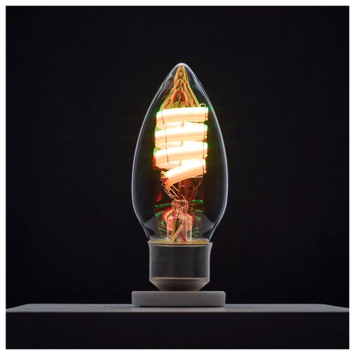 Main product image of 4W, B11 LED, 2700K-5000K RGB/Tunable White, Starfish IOT, Clear, Candelabra Base, 120V (24 Pack)