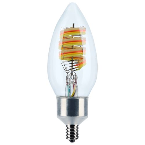 Main product image of 4W, B11 LED, 2700K-5000K RGB/Tunable White, Starfish IOT, Clear, Candelabra Base, 120V (24 Pack)