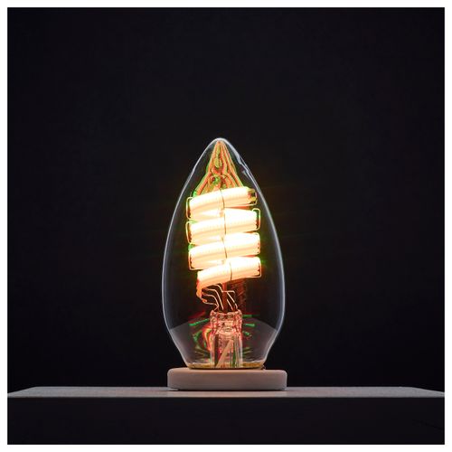 Main product image of 4W, B11 LED, 2700K-5000K RGB/Tunable White, Starfish IOT, Clear, Medium Base, 120V (24 Pack)