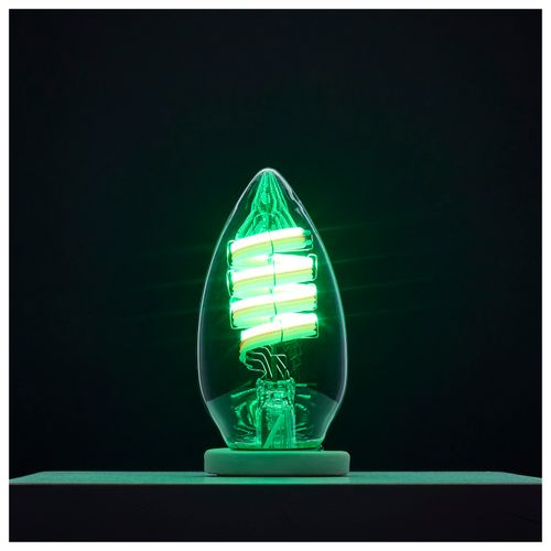Main product image of 4W, B11 LED, 2700K-5000K RGB/Tunable White, Starfish IOT, Clear, Medium Base, 120V (24 Pack)