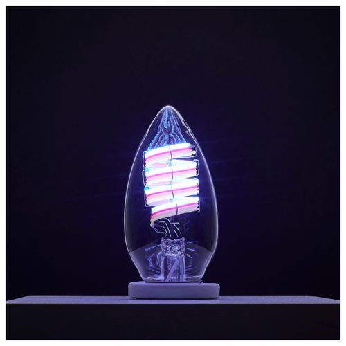 Main product image of 4W, B11 LED, 2700K-5000K RGB/Tunable White, Starfish IOT, Clear, Medium Base, 120V (24 Pack)