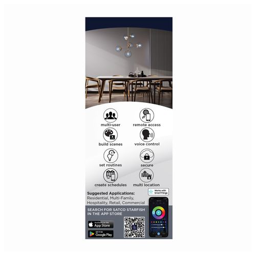Main product image of 4W, B11 LED, 2700K-5000K RGB/Tunable White, Starfish IOT, Clear, Medium Base, 120V (24 Pack)