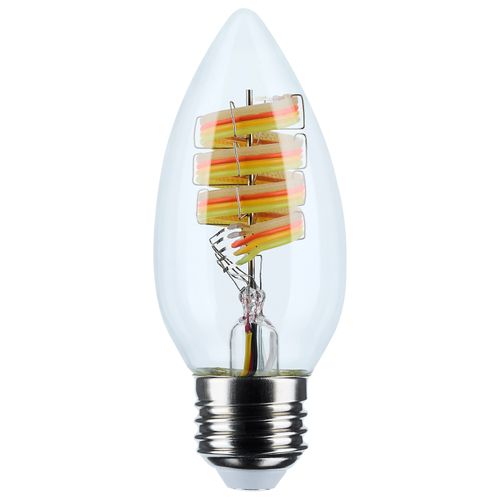 Main product image of 4W, B11 LED, 2700K-5000K RGB/Tunable White, Starfish IOT, Clear, Medium Base, 120V (24 Pack)