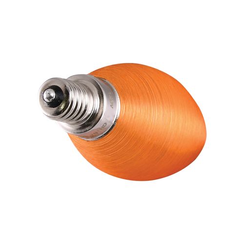 Main product image of 2 Watt CA11 LED Bulb - Satin Spun Amber - Candelabra base - 2100K - 120 Volt (5 Pack)