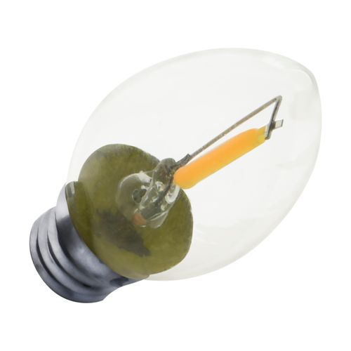Main product image of 0.7 Watt LED Bulb - C7 - Clear - 2700K - Candelabra base - 120 Volt (16 Pack)