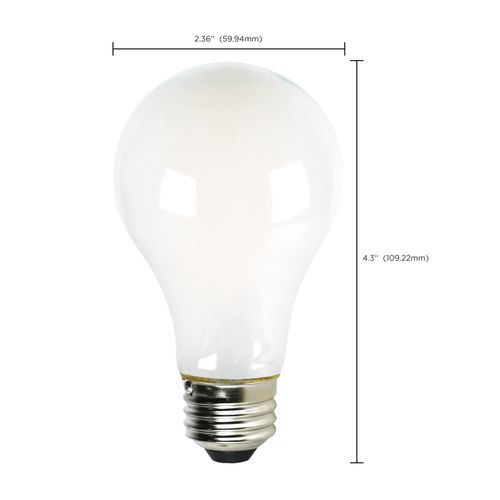 Main product image of 8 Watt - A19 LED Bulb - Soft White - 2700K - Medium base - 120 Volt (6 Pack)