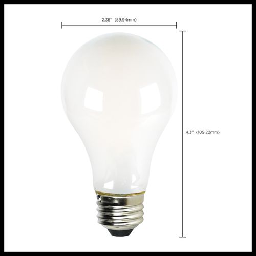 Main product image of 11 Watt - A19 LED Bulb - Soft White - 2700K - Medium base - 120 Volt (6 Pack)