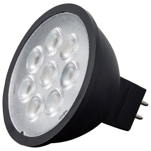 Main product image of 6.5 Watt MR16 LED Bulb - Black Finish - 5000K - GU5.3 Base - 500 Lumens - 12 Volt (4 Pack)