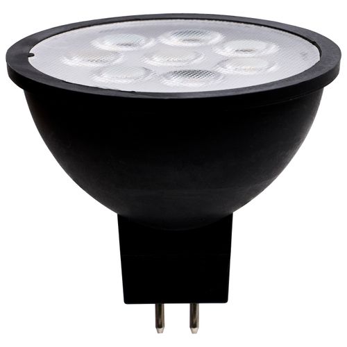 Main product image of 6.5 Watt MR16 LED Bulb - Black Finish - 5000K - GU5.3 Base - 500 Lumens - 12 Volt (4 Pack)
