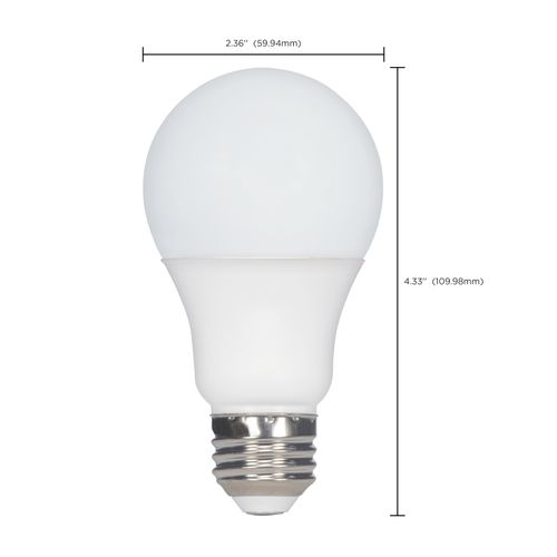 Main product image of 5.8 Watt - A19 LED Bulb - 3000K - Medium base - 220 deg. Beam Angle -120 Volt (20 Pack)