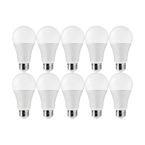 Main product image of 14 Watt A19 LED Bulb - 3000K - 100 Watt Replacement - Medium base - 220 deg. Beam Angle (10 Pack)
