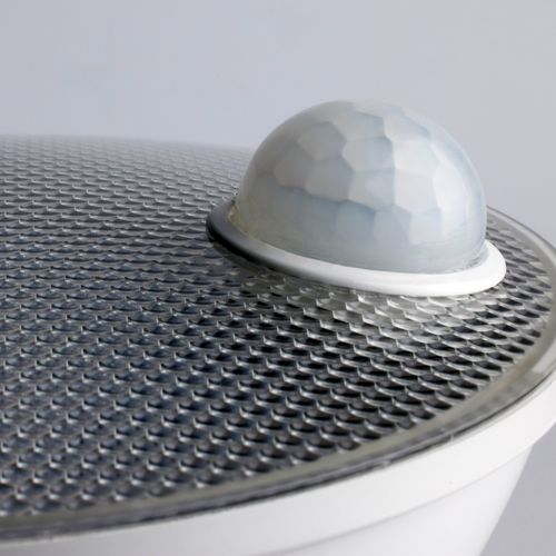 Main product image of 14 Watt PAR38 LED Bulb - White - 3000K - 1100 Lumens - 120 Volt - PIR Sensor - Non-Dimmable (3 Pack)