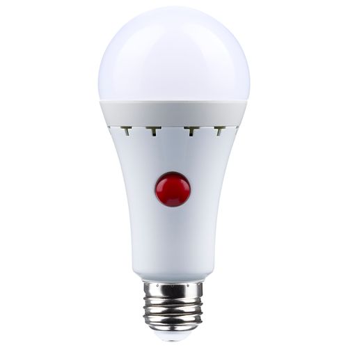 Main product image of 8 Watt A21 LED Bulb - 3000K - Medium Base - 120 Volt - 80 CRI - Battery Backup (1 Pack)