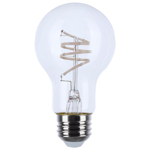 Main product image of 6 Watt LED Bulb - Reminiscent - Flex Gray Coil Filament - A19 - Medium Base - 2700K CCT - Clear - 120 Volt (6 Pack)