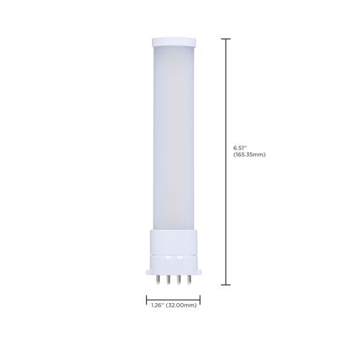 Main product image of 5.5W, 2GX7 Base, 27K/30K/35K/40K CCT Selectable, Frost Finish, Ballast Bypass, 120-277V (10 Pack)