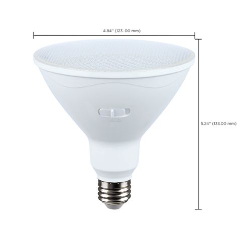 Main product image of 25 Watt PAR38 LED Bulb - 3000K/5000K CCT Selectable - High Lumen - Medium Base - White Finish - 120 Volt (3 Pack)