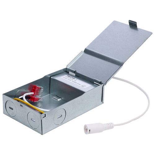 Main product image of 10W LED Direct Wire Downlight, Remote Driver, CCT Selectable, Dimmable, Round, White Finish