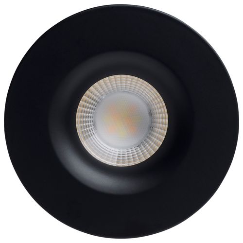 Main product image of 10W LED Direct Wire Downlight, Remote Driver, CCT Selectable, Dimmable, Round, Black Finish