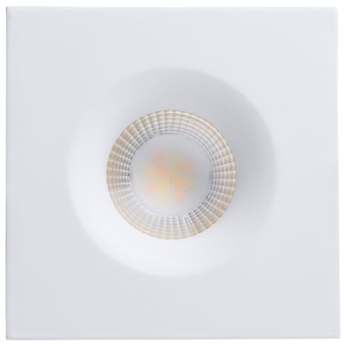 Main product image of 10W LED Direct Wire Downlight, Remote Driver, CCT Selectable, Dimmable, Square, White Finish